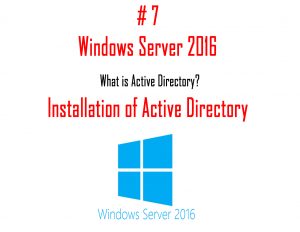 Read more about the article What is Active Directory ? Install ADDS on Windows Server 2016
<span class="bsf-rt-reading-time"><span class="bsf-rt-display-label" prefix=""></span> <span class="bsf-rt-display-time" reading_time="4"></span> <span class="bsf-rt-display-postfix" postfix="min read"></span></span><!-- .bsf-rt-reading-time -->
