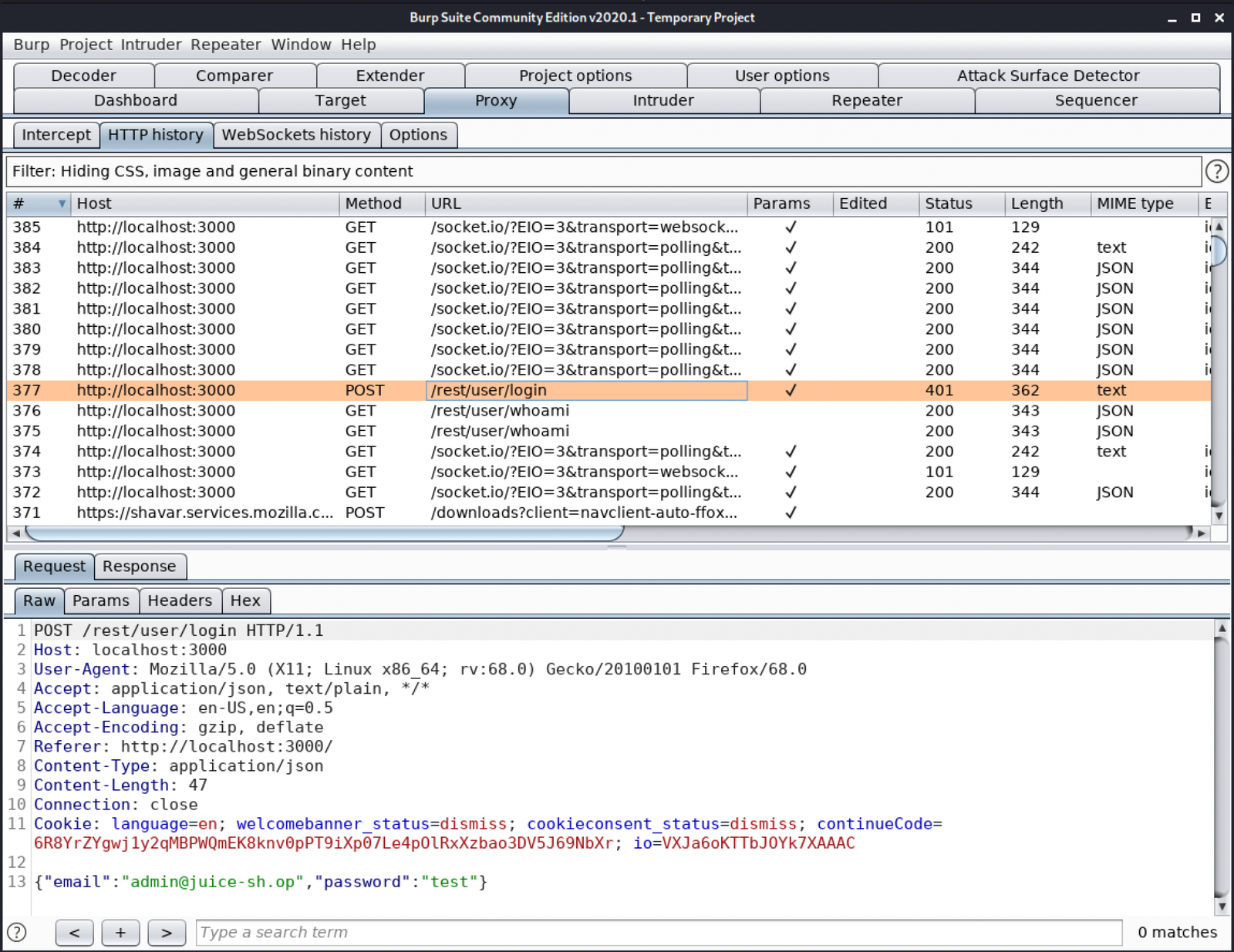 Working with Burp Proxy – Guide for Burp Suite