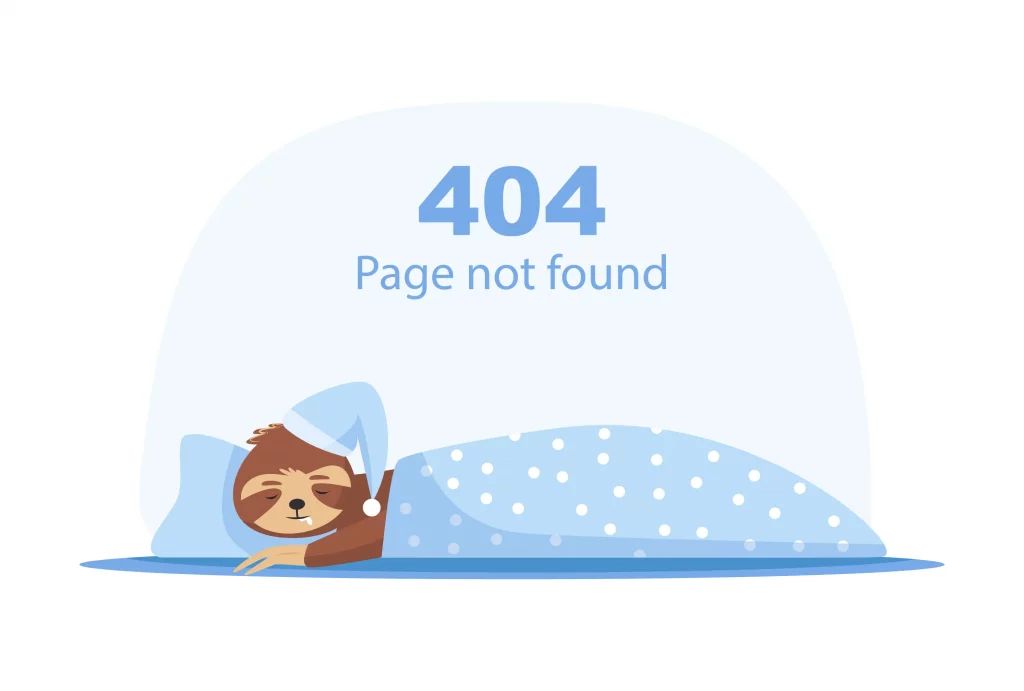 404 Page not found