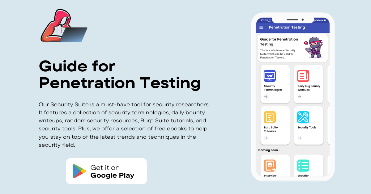 Guide for Penetration Testing