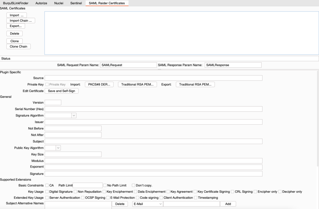 SAML Raider Burp Suite Extension