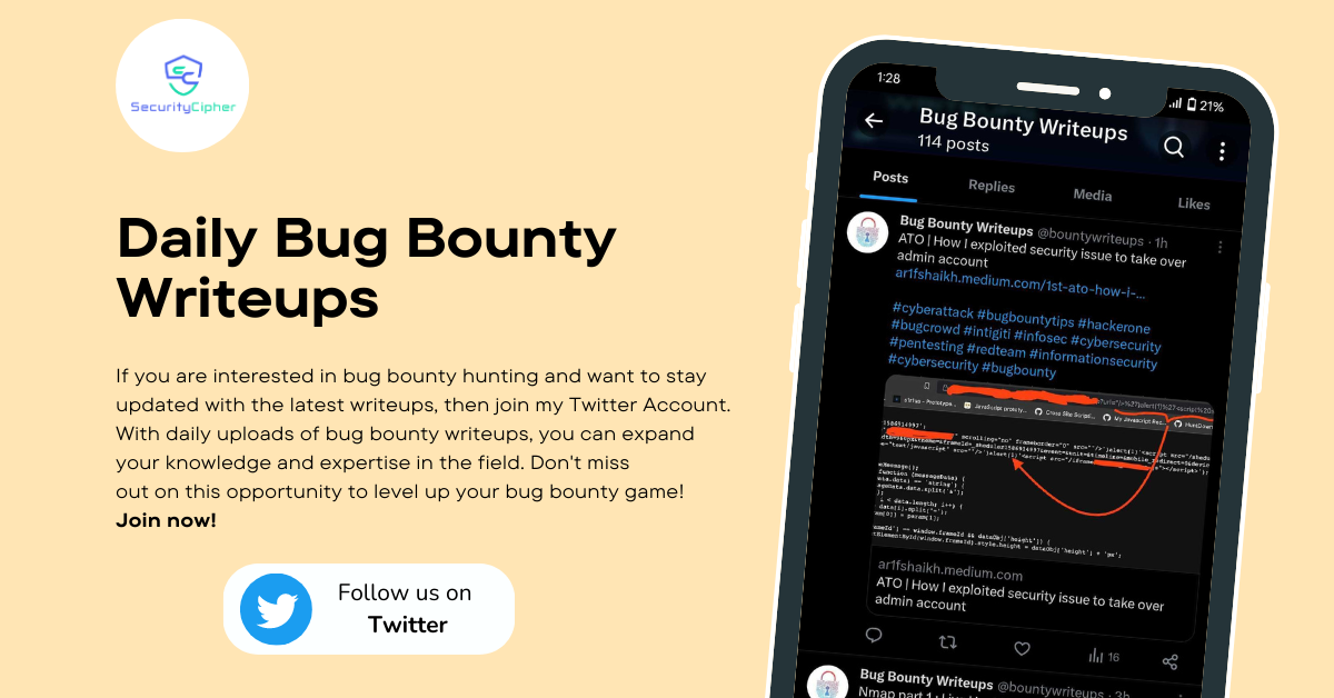 Daily Bug Bounty Writeups
