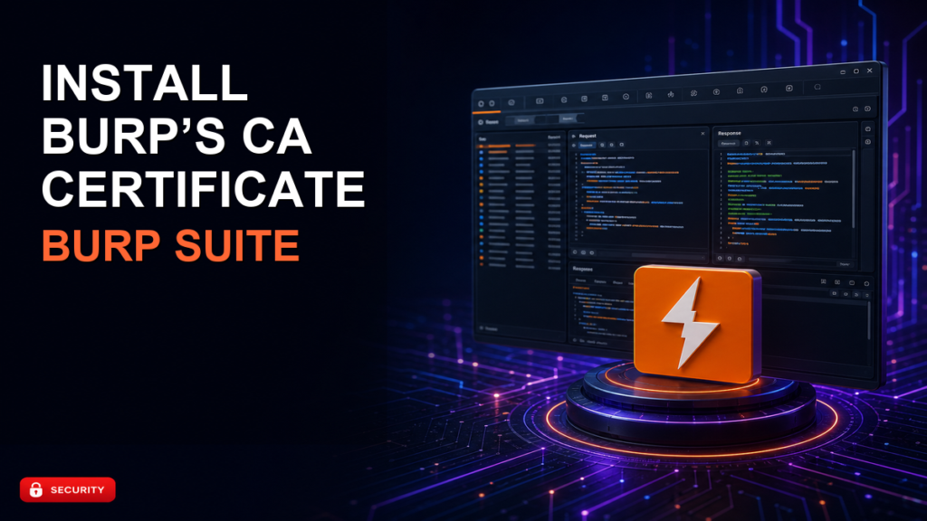 Burp Suite tutorial: Install Burp’s CA Certificate in Firefox