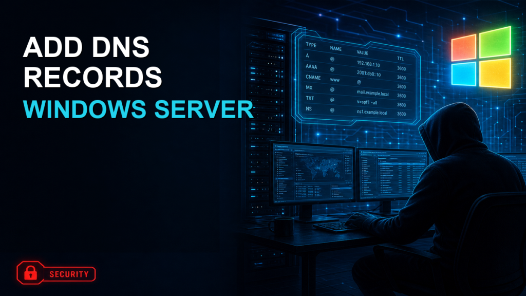 Windows Server tutorial: Add DNS Records