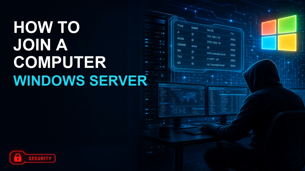 Windows Server tutorial: How to Join a Computer to a Domain Server