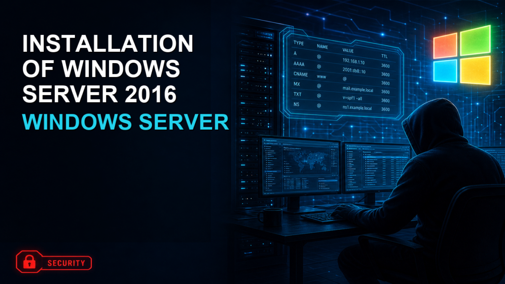 Windows Server tutorial: Installation of Windows Server 2016
