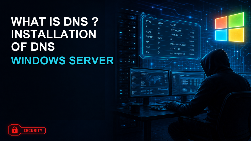 Windows Server tutorial: What is DNS ? Installation of DNS